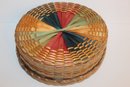 Pair Of Vintage Handwoven Baskets