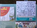 3 Art Kits - Color Me Fearless Zen Coloring Book W/ Crayons & 2 Oil On Canvas Painting Kits