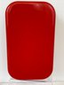 1950's Beco Ware RED Enamel Fridge Container Glass Lid (read Description)