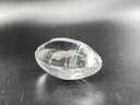 A Tiffany & Co Crystal Football Paperweight