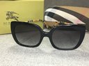 Like New $395 BURBERRY Ladies Sunglasses - NO ISSUES ! - With Burberry Nova Check Plaid Case - Booklet / Cloth