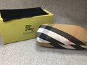 Like New $395 BURBERRY Ladies Sunglasses - NO ISSUES ! - With Burberry Nova Check Plaid Case - Booklet / Cloth
