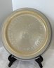 2 Vintage Stoneware Pie Plates 1 Robinson-Ransbottom Roseville Ohio 1 Sponge Ware Unmarked Pie Plate