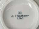 Vintage Manifattura Andrea Fontebasso 1760 Fine Porcelain Italy Cup & Saucer