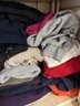 Over 40 Pieces Unsorted Womens Clothing: Sweaters, Sweatpants, Pants & More