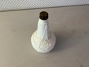 1939 Worlds Fair Milk Glass Globe Bottle