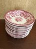 Vintage Royal Staffordshire Clarice Cliff 'Tonquin' Pattern Red & White - 63 Pieces Total!