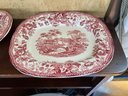 Vintage Royal Staffordshire Clarice Cliff 'Tonquin' Pattern Red & White - 63 Pieces Total!