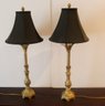 Beautiful Pair Of Gilt Lamps