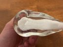 Glass Paperweight By Boyd Caldwell Pilgrim 1985 Glass Swan