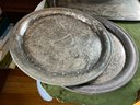 Eleven Pieces Of Silverplate Serving Ware