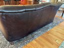 THOMASVILLE Genuine Leather Tufted Sofa
