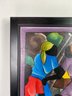 Artist Signed - Emm Valcin - Original Oil On Canvas - Framed Haitian Folk Art