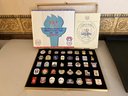 Official Insignias Of American Olympic Teams 1896-1996 100 Years Cloisonne Set