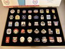 Official Insignias Of American Olympic Teams 1896-1996 100 Years Cloisonne Set