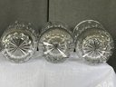 Lot Of 3 Waterford Crystal Lismore 12 Oz. Flat Tumblers Purchased In Ireland