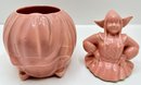 1940s Pottery Guild Pink Dutch Girl Cookie Jar