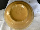 Lot Of 3 Vintage Yellow Ware Pottery Bowls 1 Robinson Ransbottom