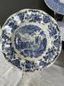 Lot Of 3 Vintage Blue & White Plates- Spode, Queen's, Enoch Wedgwood Tunstall