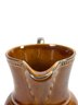 Lord Nelson Pottery - Brown Tones Water Pitcher With Floral Motif Throughout