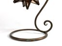 14inch - Glass And Metal Moravian Star Decor On Stand