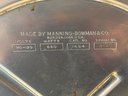 Vtg Chrome Art Deco Waffle Maker #1654 Manning Bowman Meriden, CT. Tested & Working ( READ DESCRIPTION)