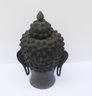 Brass Buddha Head With Turquoise
