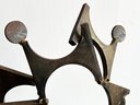 Large 28' Mid Century Modern Brutalist Iron Sculpture By Marc Weinstein