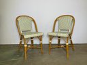 A Pair Of Vintage French Bistro Chairs