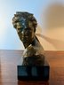 Art Deco Bronze Bust Of Jean Mermoz C 1930 By Alexandre Kelety 1874-1940