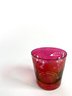 (12) Cut To Clear Grape Motif Water Glasses