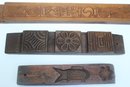 3 Carved Asian Rice Molds