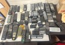 Huge Collection (Approx 30) Of Remotes & Batteries Different Brands, Panasonic, Most Of Them Sony. RD - A3