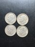 4 Roosevelt Silver Dimes 1946, 1947, 1947-D, 1948-S