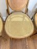 Set Of 4 Bentwood And Cane Chairs