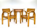A Charming Mid Century Modern Child's Table And Chair Set By Erbacher Erzeugnis