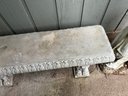 Concrete Bench Dated 1978