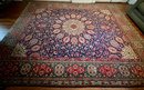 Large Vintage Authentic Persian Rug (10 X 12.5 Feet)