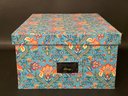 A Pretty Fabric Covered Storage Box