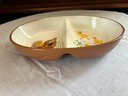 Rare Stangl Pottery Country Life Duck & Duckling Divided Dish