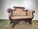 An Antique Carved Mahogany Duncan Phyfe Settee