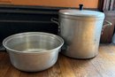 Restaurant Size Pots, Pans & Strainers