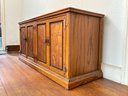 A Vintage Oak Credenza With Copper Clad Paneled Doors - Very Cool Piece!