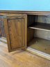 A Vintage Oak Credenza With Copper Clad Paneled Doors - Very Cool Piece!