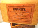 Pair Of Antique Hammetts Kindergarten Material Wood Boxes