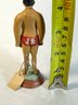 Antique Red Ware Pottery Hand Painted India Indian Soldier Figure