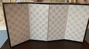 Japanese Hand Painted 4 Panel Screen