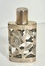 MEXICAN STERLING SILVER OVER GLASS PERFUME BOTTLE SIGNED JM