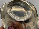 A Vintage Sterling Silver Gravy Dish And Lined Jelly Pot