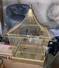 Vintage Circa 1940s Pagoda Style Bird Cage